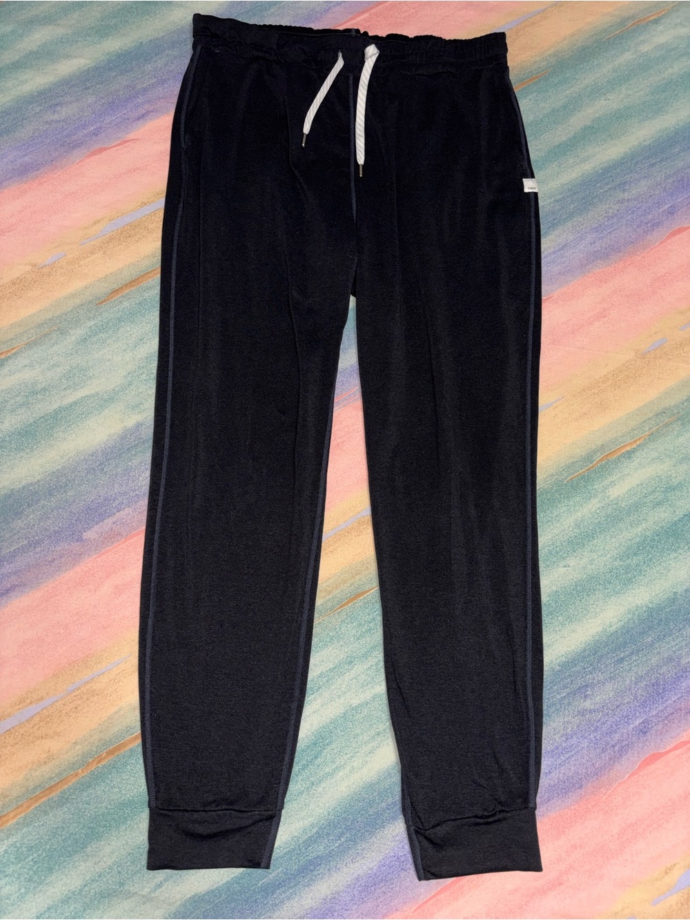 Vuori Performance Jogger DreamKnit Heather Black Medium Regular length